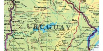 地图乌拉圭