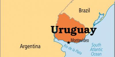 乌拉圭首都地图